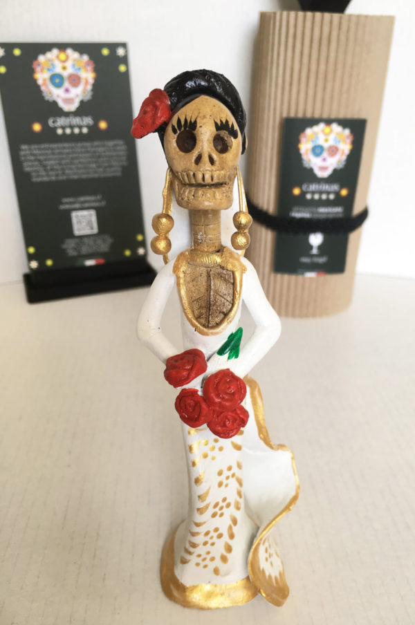 Catrina Mexicana Novia Blanca 3