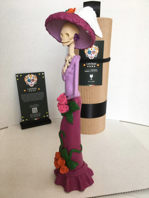 Catrina Mexicana Garbancera Violeta 4