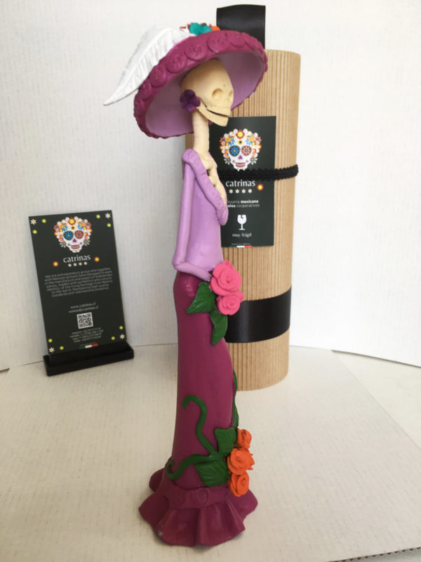 Catrina Mexicana Garbancera Violeta 3