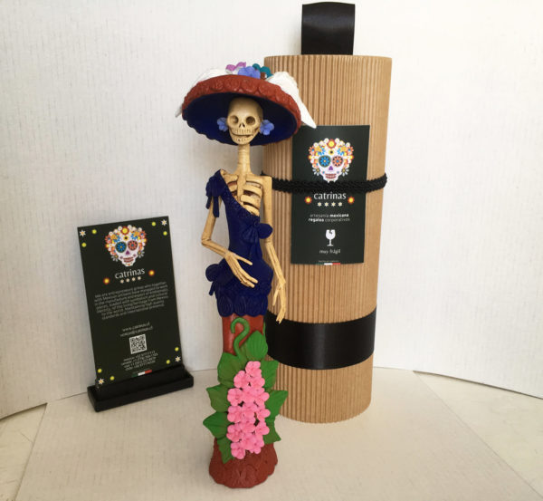 Catrina Mexicana Garbancera Morada 9