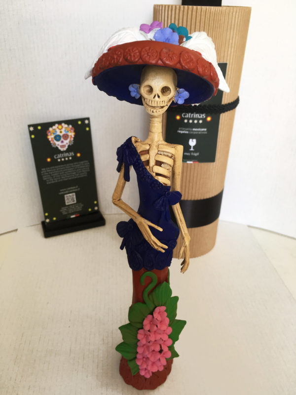 Catrina Mexicana Garbancera Morada