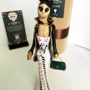 Catrina Mexicana Blanca Fiesta