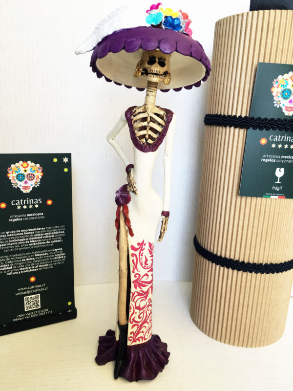 Catrina Mexicana Garbancera Mora 3