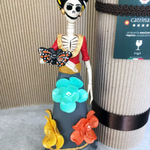 Catrina Mexicana Frida Kahlo Mariposa