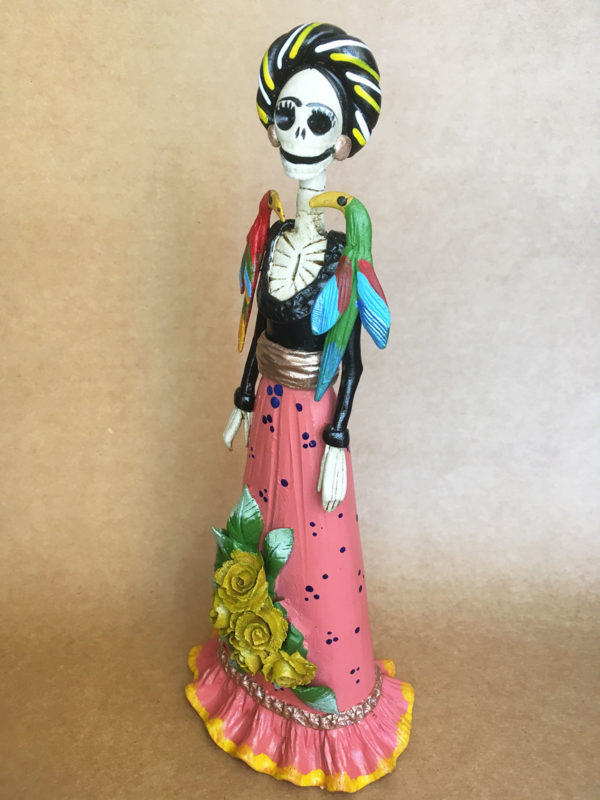 Catrina Mexicana Frida aves Pajaros melón 4