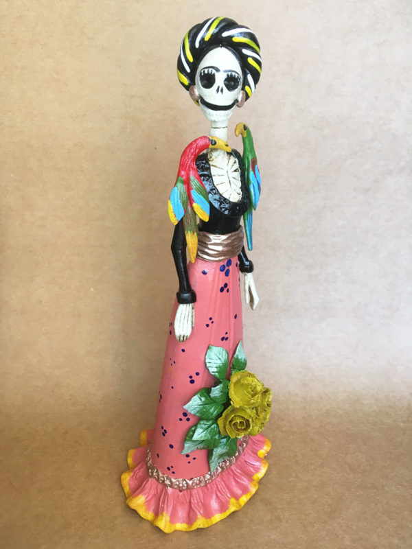 Catrina Mexicana Frida aves Pajaros melón 3