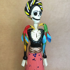 Catrina Mexicana Frida aves Pajaros melón