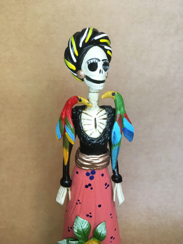 Catrina Mexicana Frida aves Pajaros melón