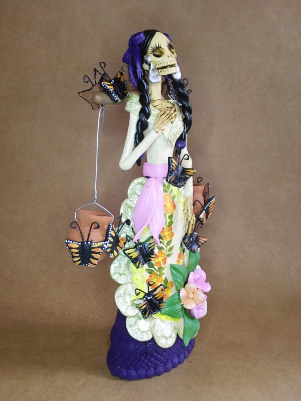 Catrina Mexicana 2 Jarrones - Imagen 3