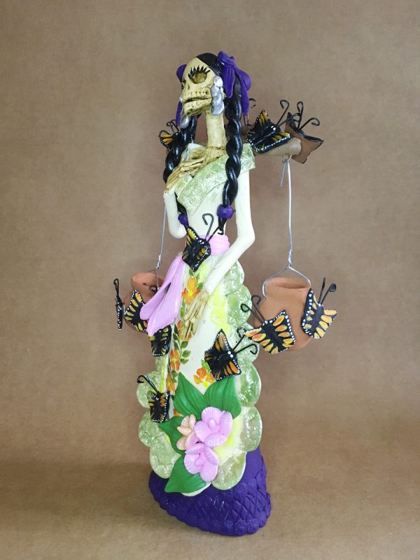 Catrina Mexicana 2 Jarrones - Imagen 4