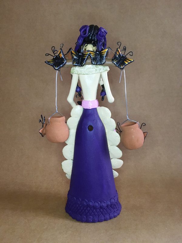 Catrina Mexicana 2 Jarrones - Imagen 5