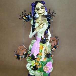 Catrina Mexicana 2 Jarrones