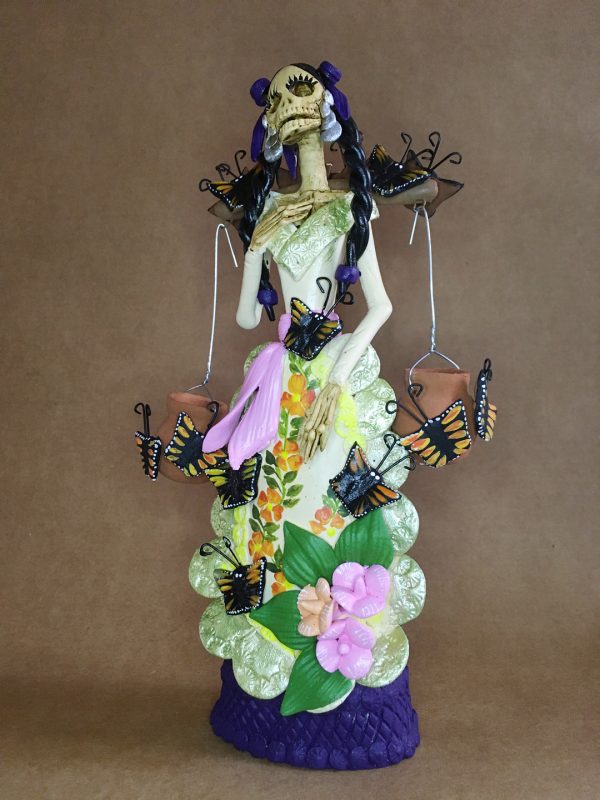 Catrina Mexicana 2 Jarrones - Imagen 7