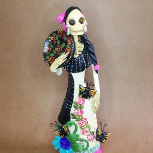 Catrina Mexicana Plato Mariposas