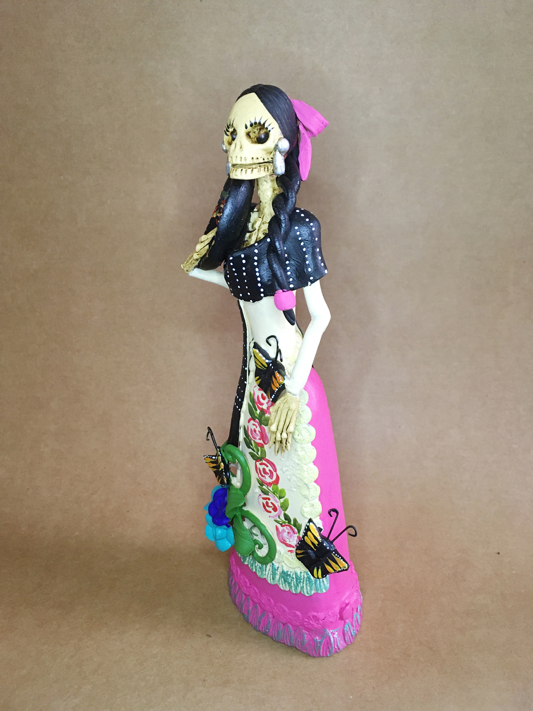 Catrina Mexicana Araceli 🦋 Catrinas Artesanía Y Cultura Mexicana En