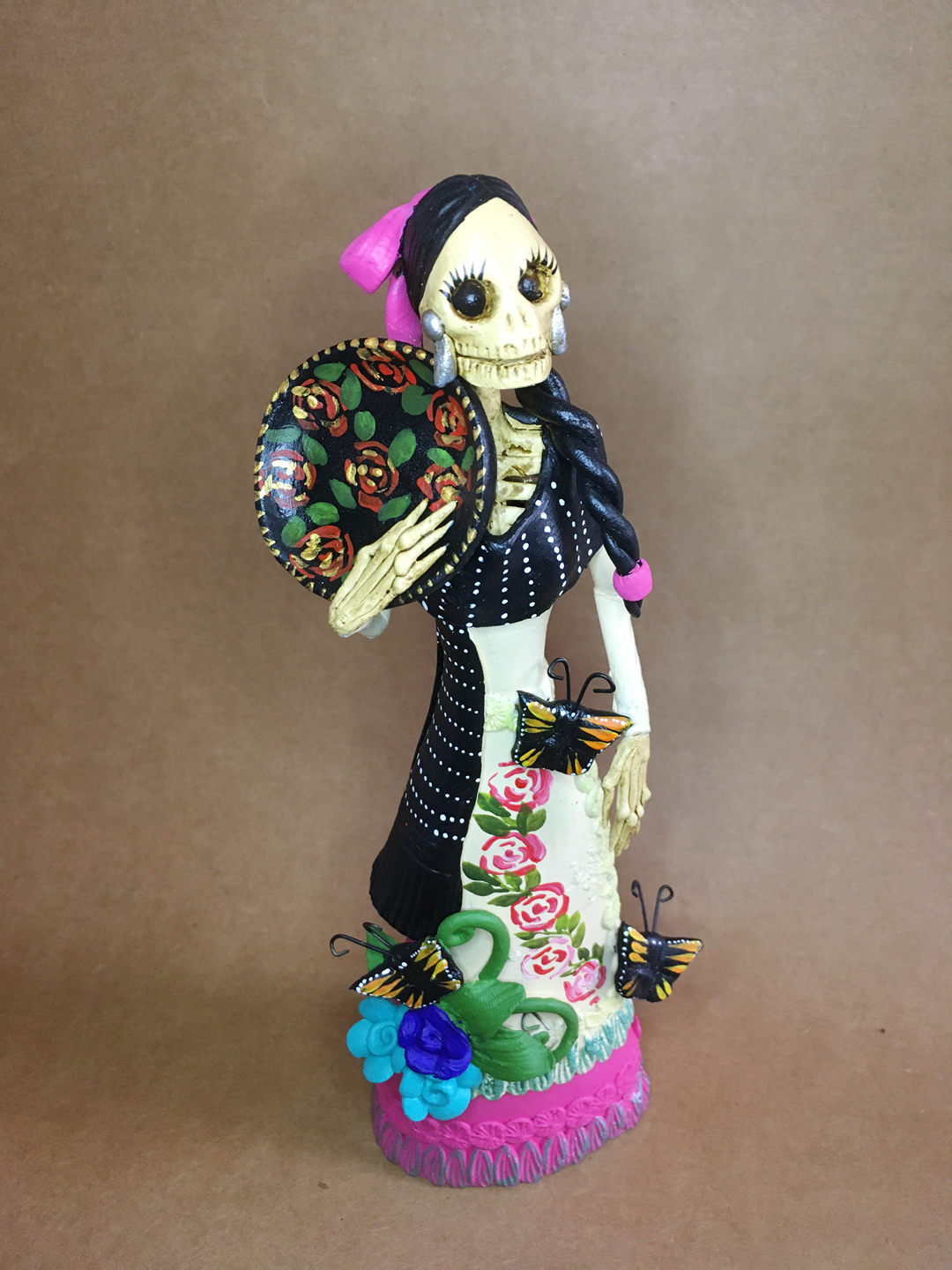 Catrina Mexicana Araceli 🦋 Catrinas Artesanía Y Cultura Mexicana En