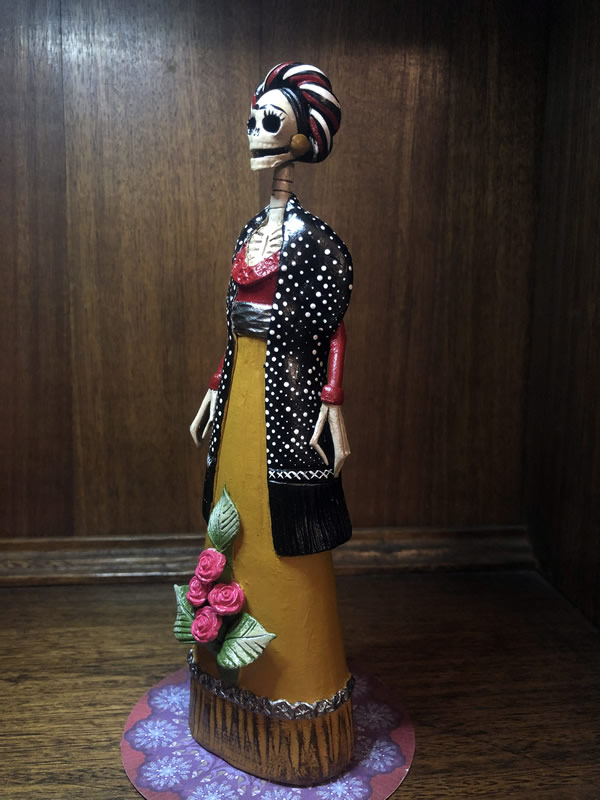 Catrina Mexicana Frida Kahlo Estela - Imagen 4