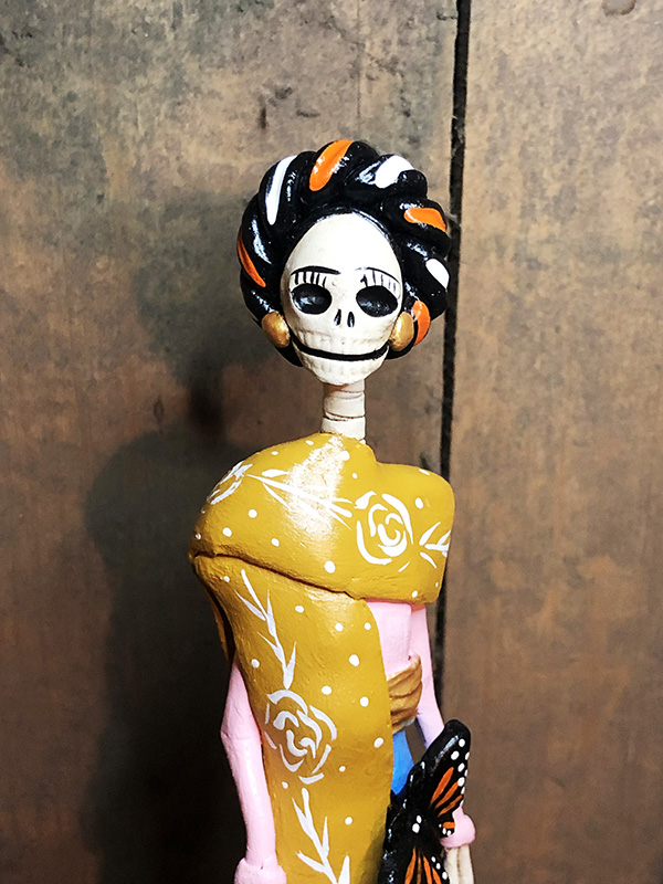 Catrina Mexicana Frida Kahlo Katia 🦋 Catrinas Artesanía Y Cultura