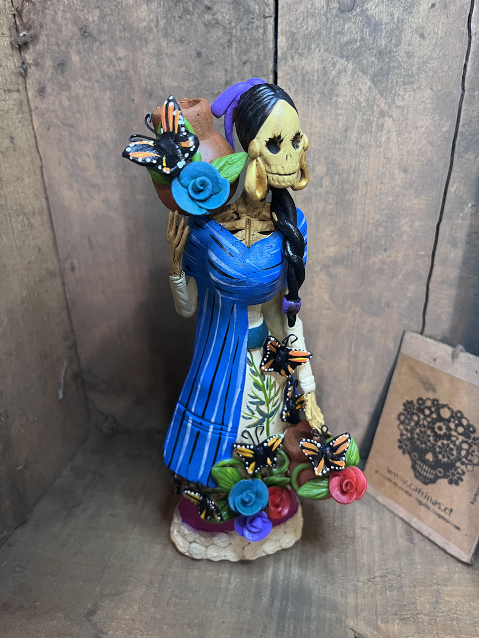 Catrina Mexicana Citlali 🦋 Catrinas Artesanía Y Cultura Mexicana En