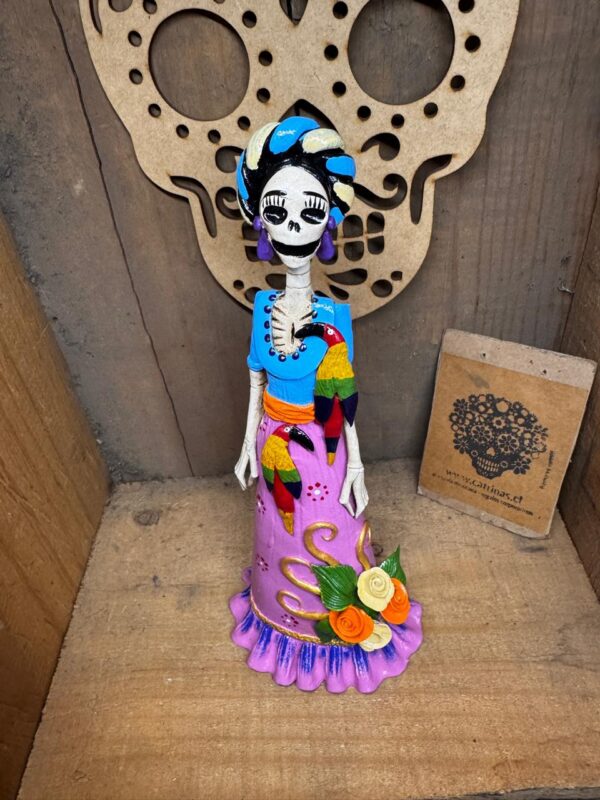 Catrina Mexicana Frida Rosa - Imagen 4