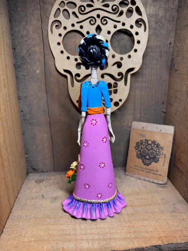Catrina Mexicana Frida Rosa - Imagen 5