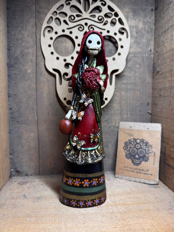 Catrina Mexicana Rebozo Salud