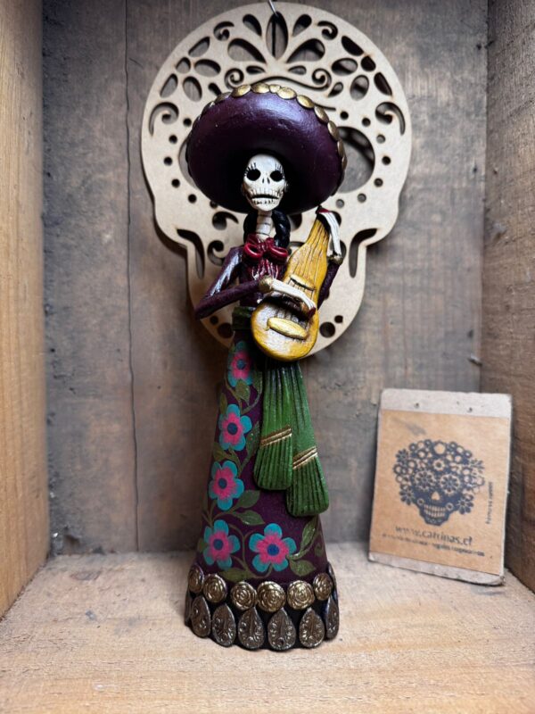 Catrina Charra Guitarrón Luz