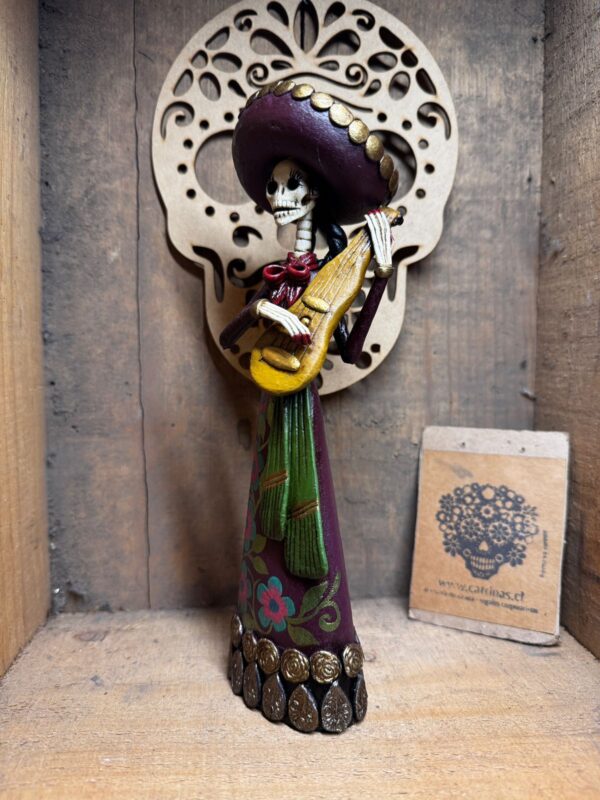 Catrina Charra Guitarrón Luz - Imagen 2
