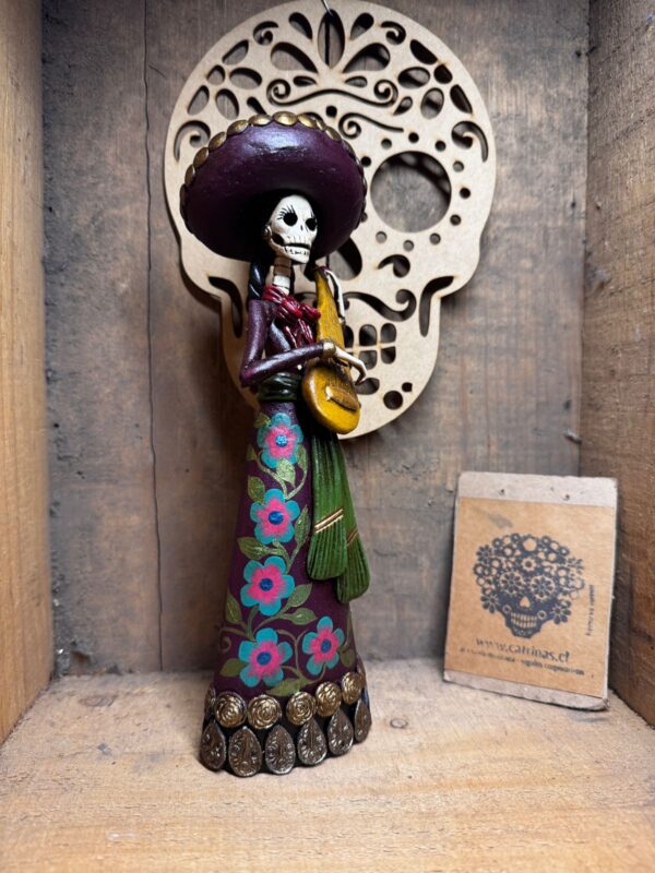 Catrina Charra Guitarrón Luz - Imagen 3