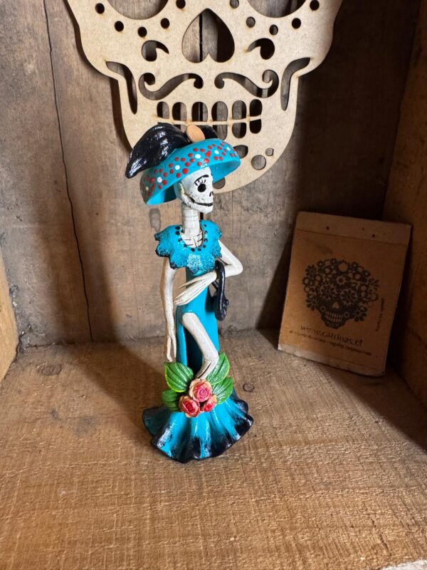 Catrina Garbancera Celeste - Imagen 3