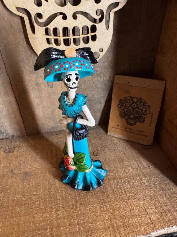 Catrina Garbancera Celeste - Imagen 4