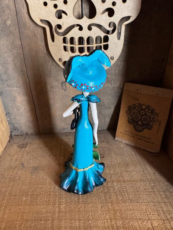 Catrina Garbancera Celeste - Imagen 5