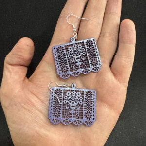 Arete Papel Picado Catrina