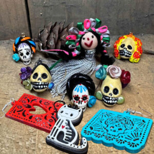 Aretes Papel Picado, Leles & Catrinas
