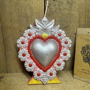 Vela Aromática Corazón Milagrito Plata