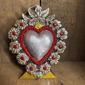 Vela Aromática Corazón Milagrito Plata